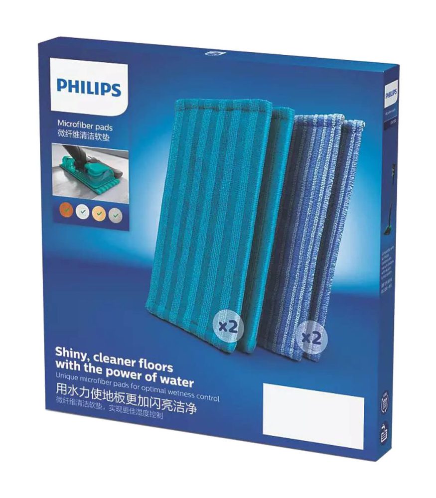 Philips Mikrofaserpolster - Aufsatz für Akku-Staubsauger – Wischbezug/Ersatzbürste