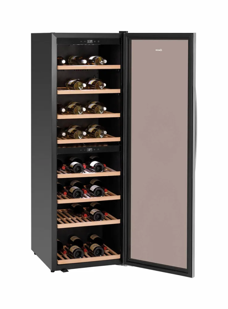 Bartscher Weinkühlschrank 2Z – Weinkühlschrank freistehend – edelstahl