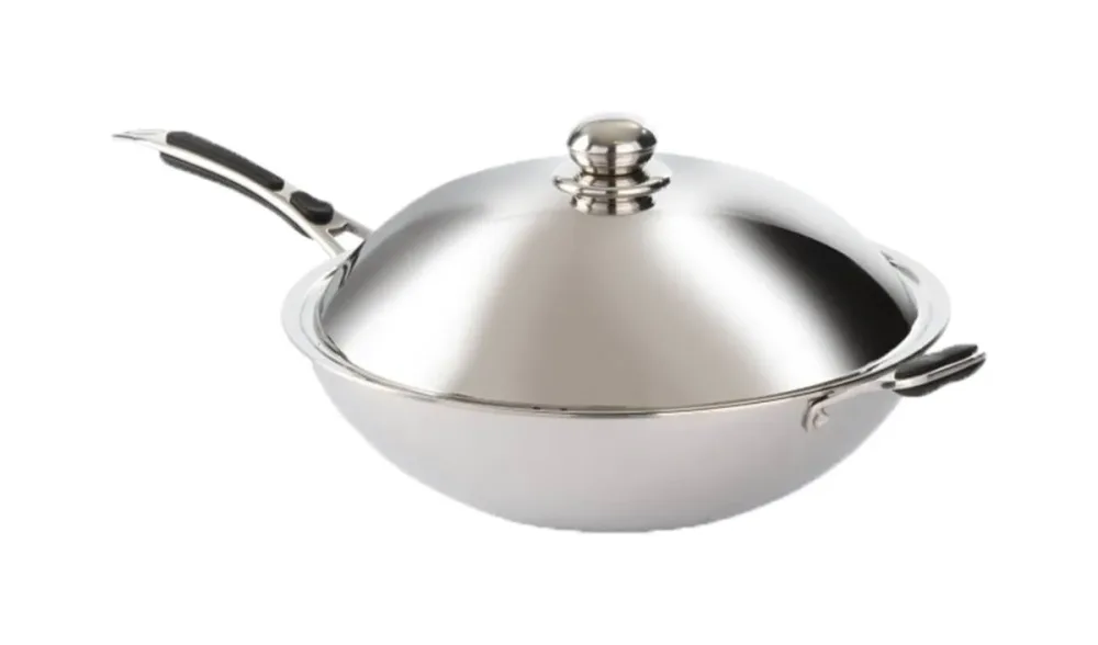 Hendi Wokpfanne – Wok Pfanne – edelstahl