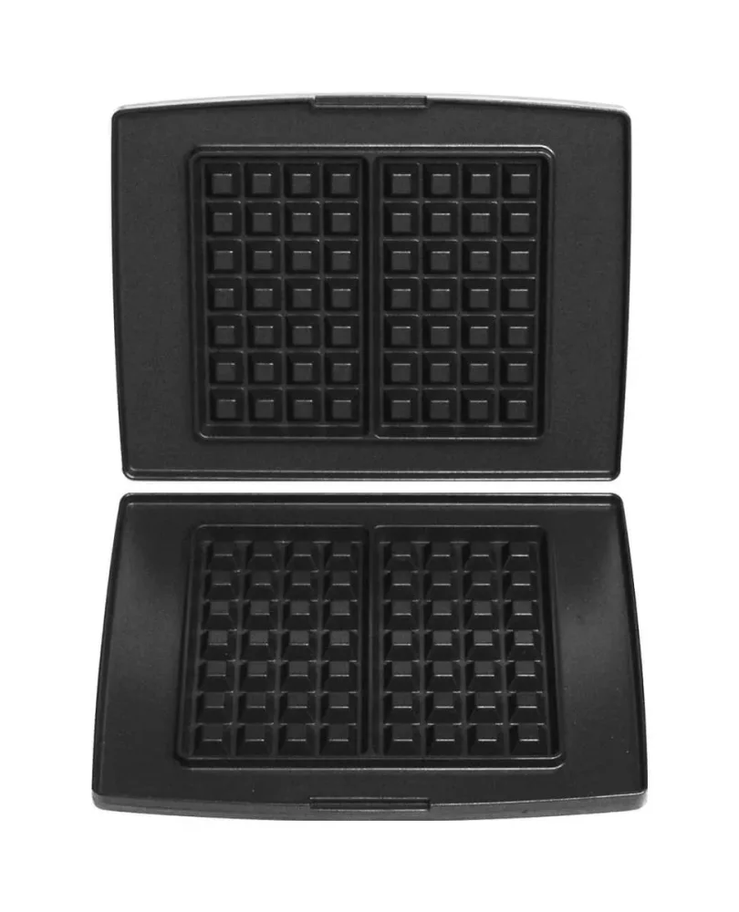 Fritel Backplatten Belgische Waffeln 4x7 – Waffeleisen/Brezeleisen – schwarz