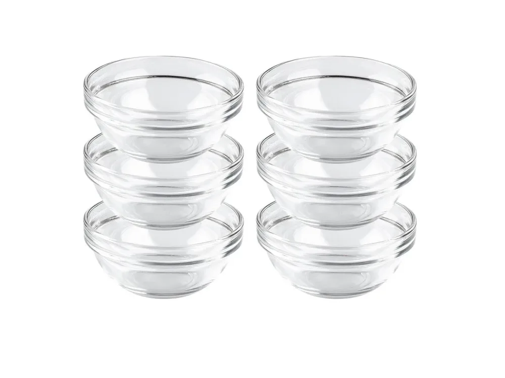 Mäser 925943 stapelbare Obstschalen 9 cm im 6er Set