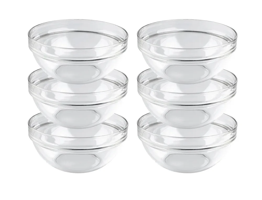 Mäser 925947 stapelbare Obstschalen 17 cm im 6er Set