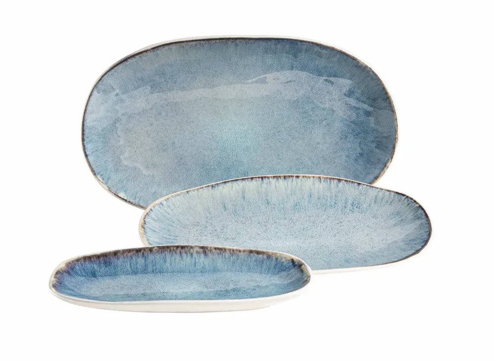 Servierplatten-set 931918 Blau Postsicher