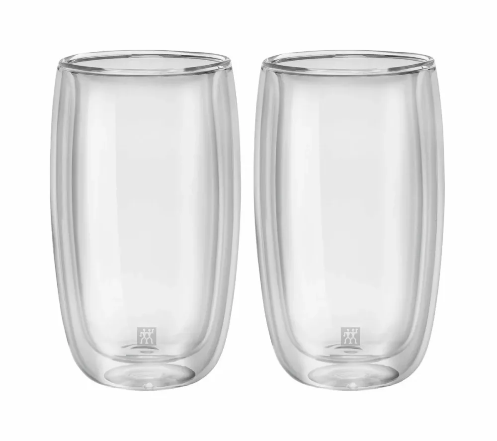 Zwilling - Sorrento - Doppelwandiges Latte-Macchiato-Glas, 350 ml (2-er Set), One Size