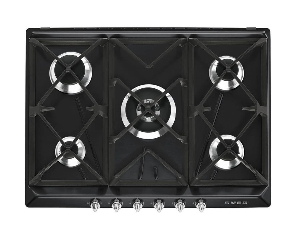 Smeg SR975NGH Gas Kochmulde – Einbau Gasherd 60 cm – schwarz