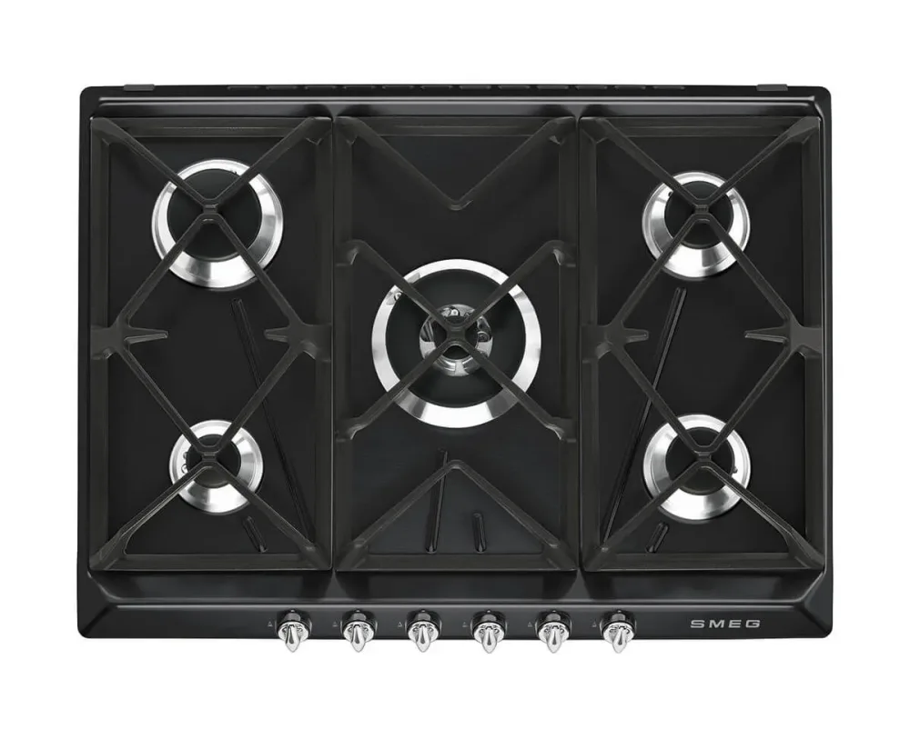 Smeg SR975NGH Gas Kochmulde – Einbau Gasherd 60 cm – schwarz