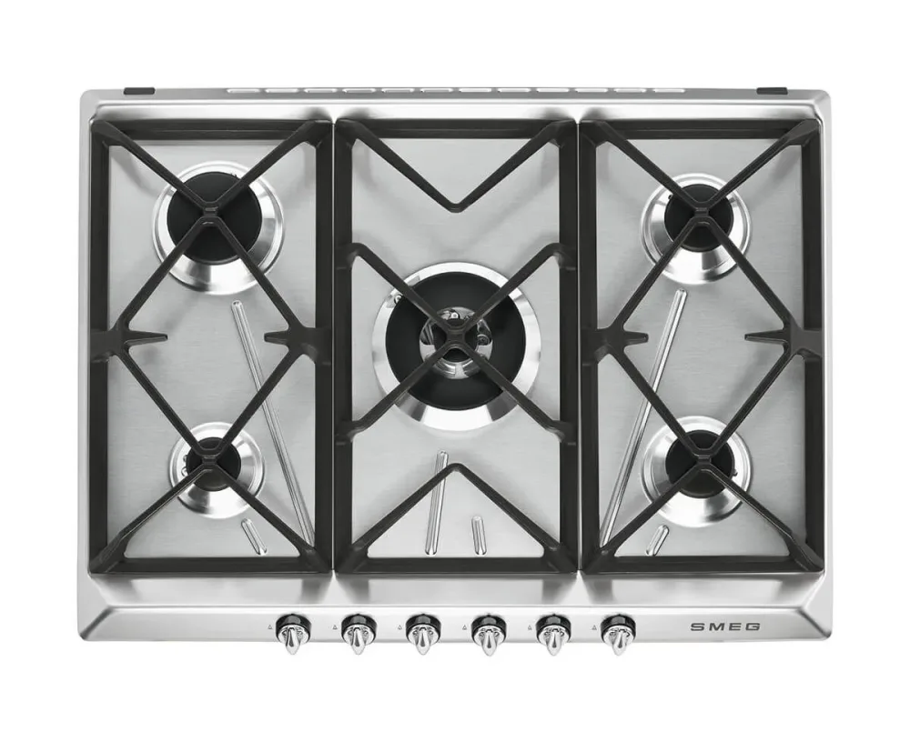 Smeg SR975XGH Gas Kochmulde – Kochmulde/Gusskochplatten – edelstahl