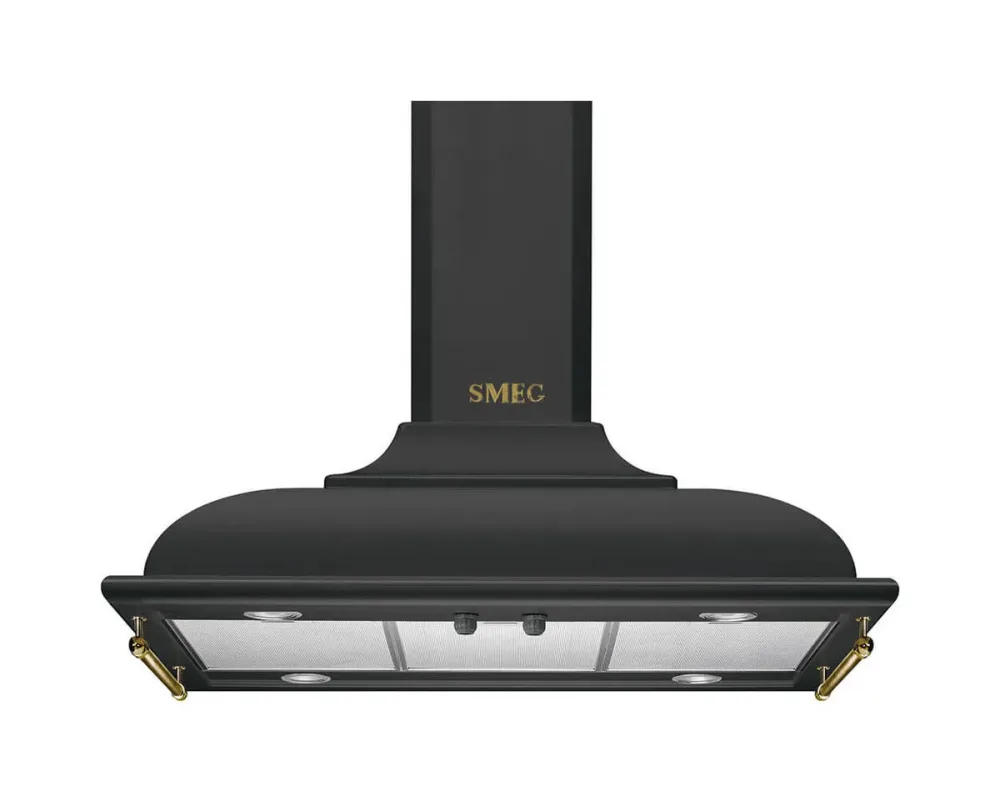 Smeg KCI19AOE Inselhaube – Inselhaube/Dunstabzugshaube Insel – anthrazit