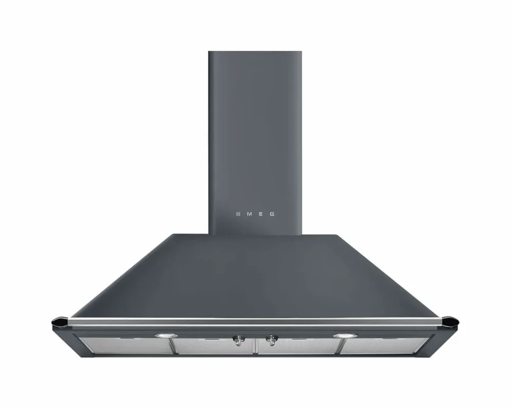Smeg KT110GRE Dunstabzugshaube 60cm – Wandhaube/Dunstabzugshaube Wand – grau