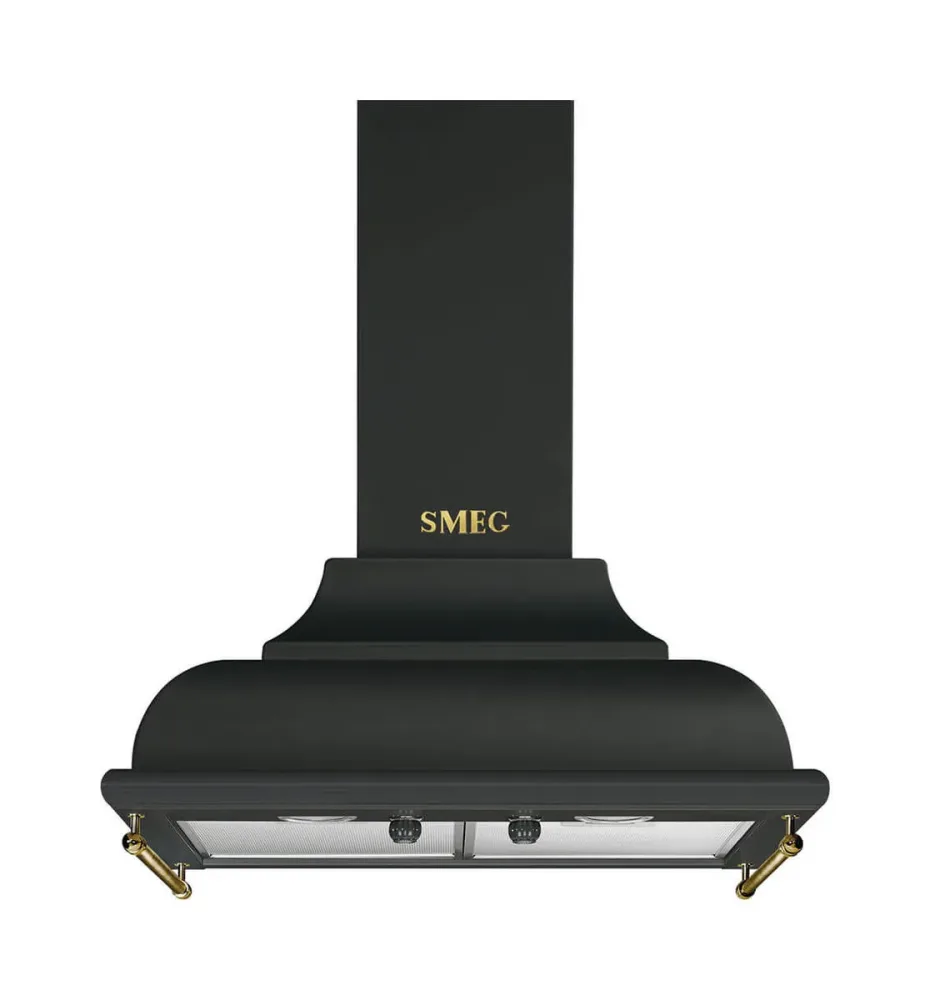 Smeg KC16AOE Dunstabzugshaube 60cm – Wandhaube/Dunstabzugshaube Wand – anthrazit