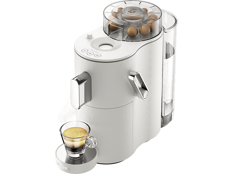 CoffeeB Globe White Kaffeemaschine – CoffeeB Maschine/CoffeeB Kaffeemaschine – weiss