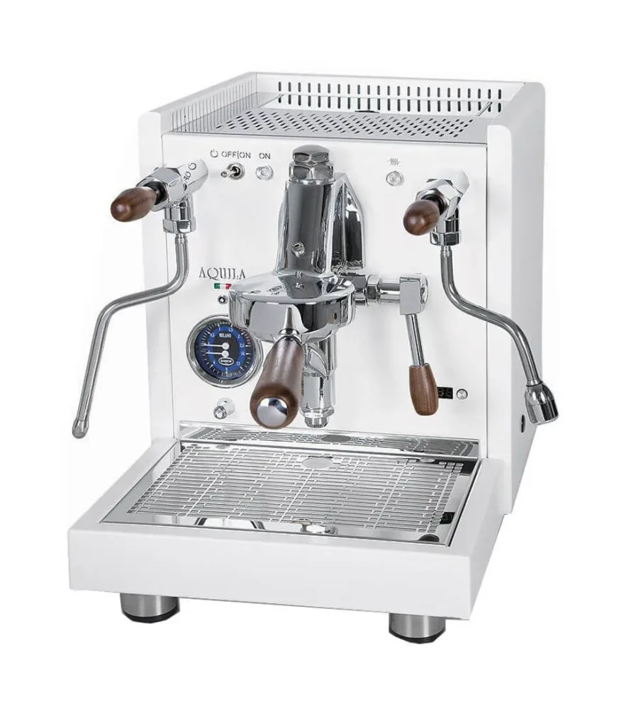 Quickmill 0986 Aquila PID weiss Espresso Maschine – Siebträgermaschine/Espressomaschine
