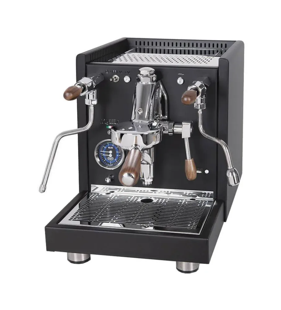 Quickmill 0986 Aquila PID schwarz Espresso Maschine – Siebträgermaschine/Espressomaschine