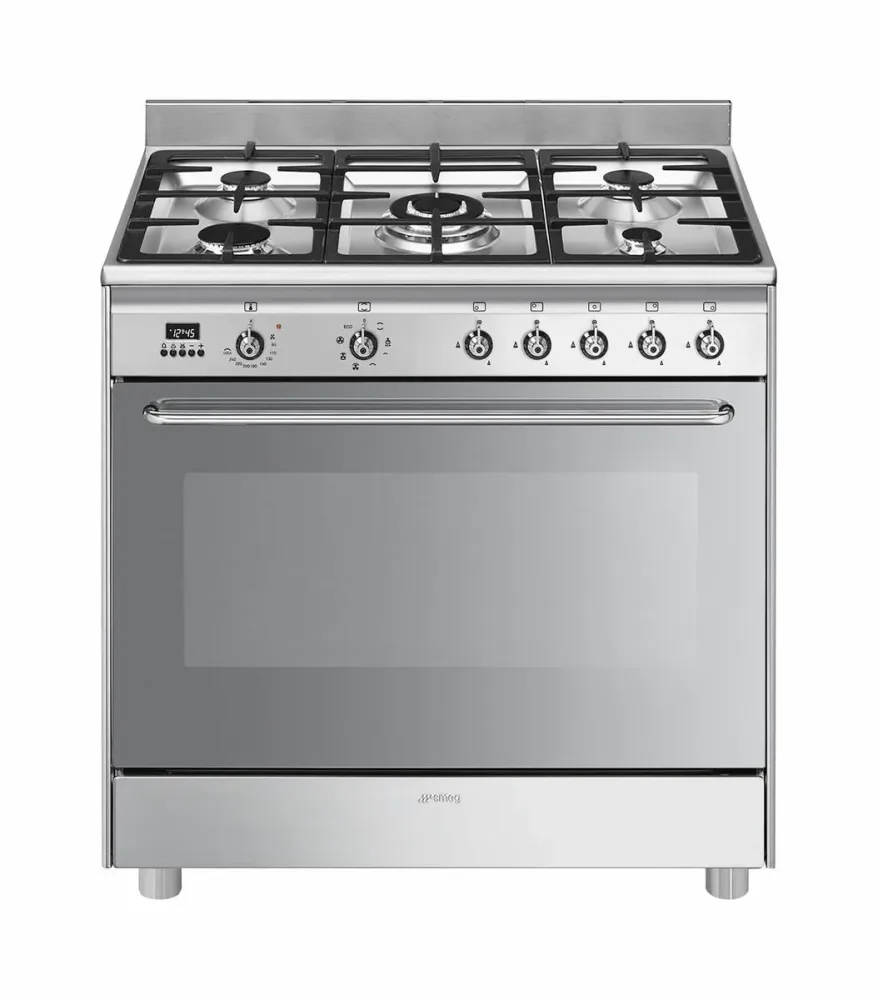 Smeg Classici SCD90MFX9-1 Freistehender Herd – Gasherd freistehend – edelstahl