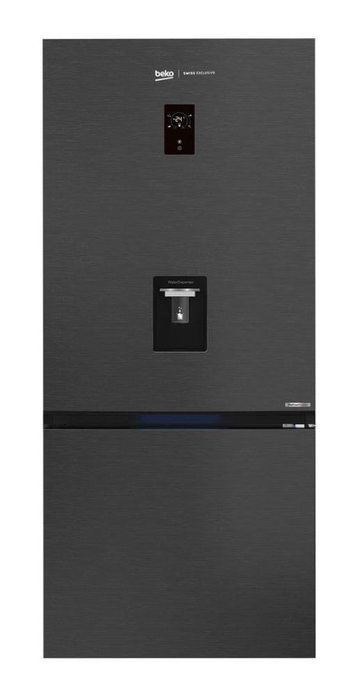 Beko KG730 Kühl-Gefrierkombination – Kühlschrank mit Gefrierfach freistehend – dark inox