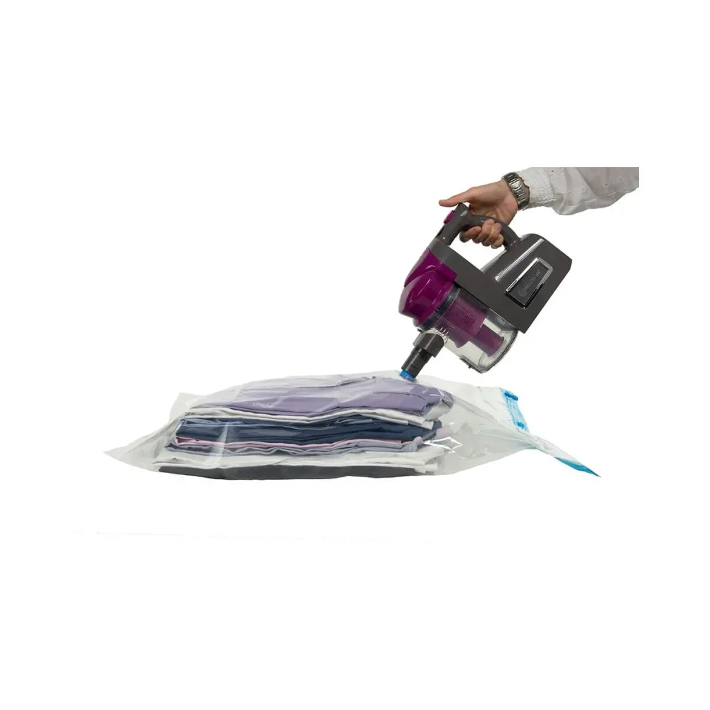 Starlyf - Vacuum Bag Set-Vakuum-Beutelset zur Aufbewahrung von Kleidung und Wäsche, One Size, Transparent