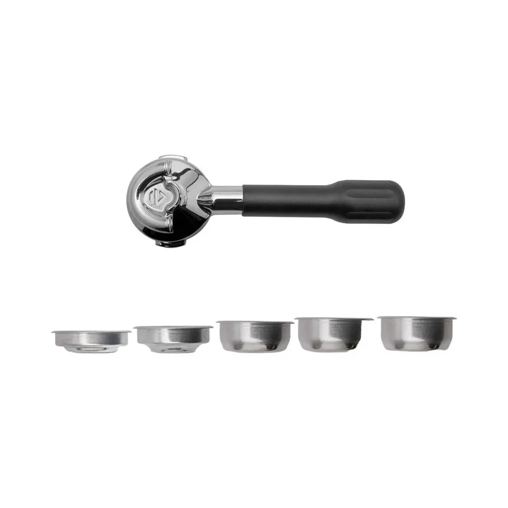 Lelit Classic Siebträger 57mm 2x Auslauf Zubehör – Siebträgermaschine Zubehör – schwarz