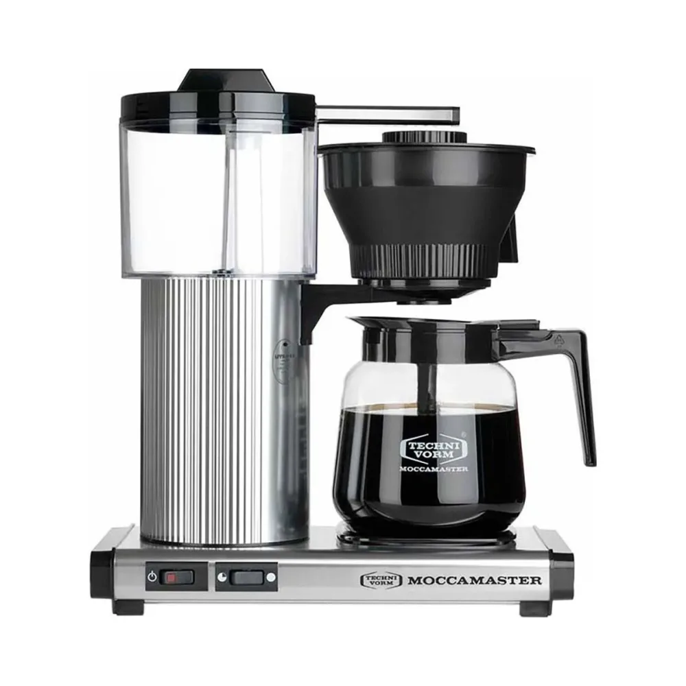 Moccamaster CD Grand polished Filterkaffeemaschine – grau