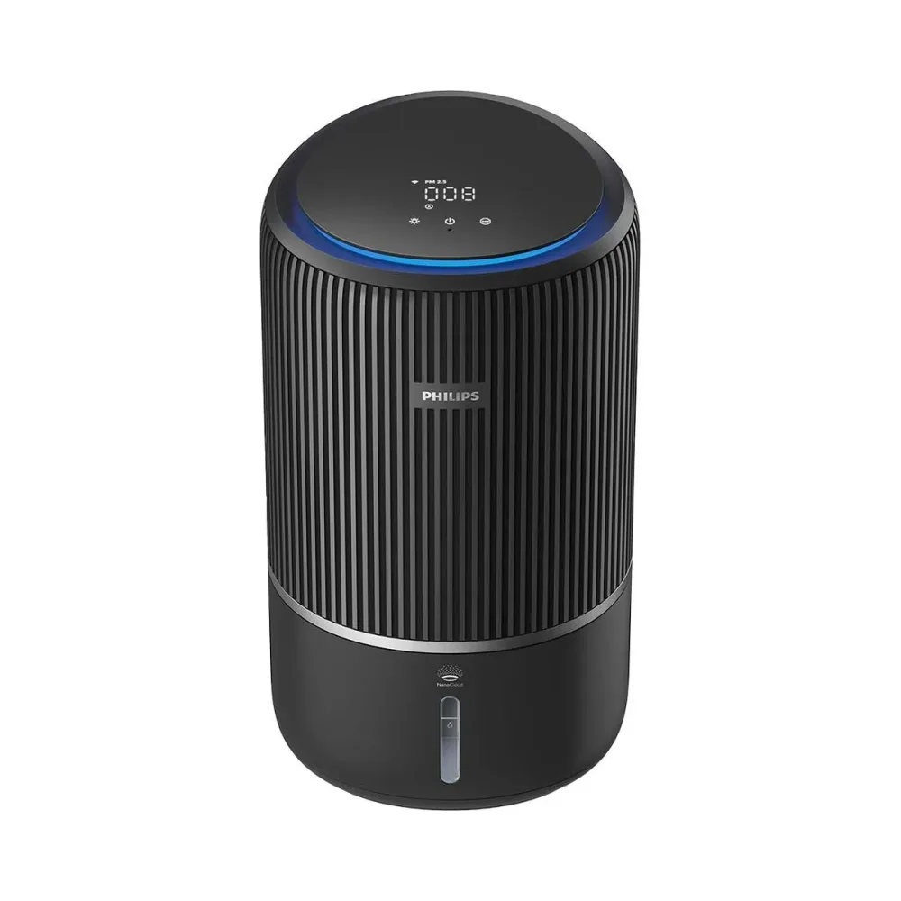 Philips AC3421/13 PureProtect Water 3400 Series 2-in-1 anthrazit Luftreiniger / Luftbefeuchter