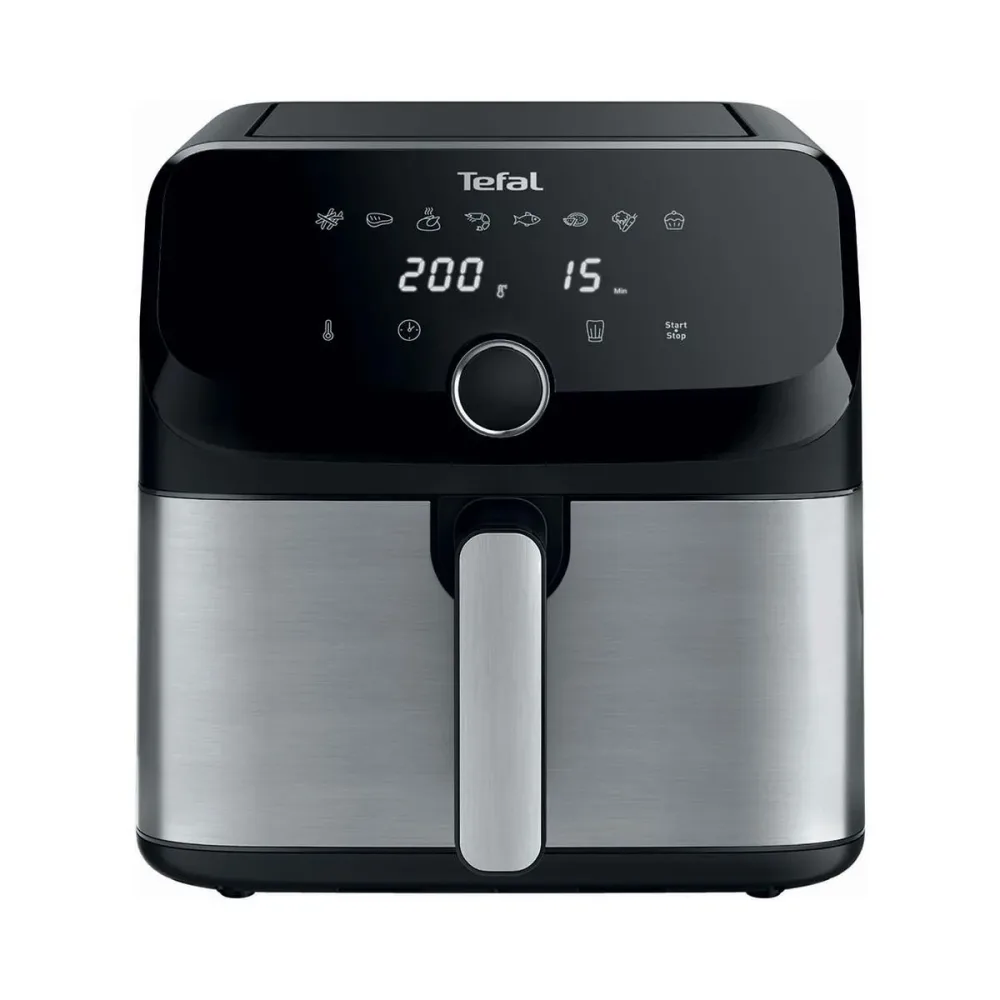 Tefal Easy Fry Mega Heissluftfritteuse – Airfryer - Friteuse – edelstahl / schwarz
