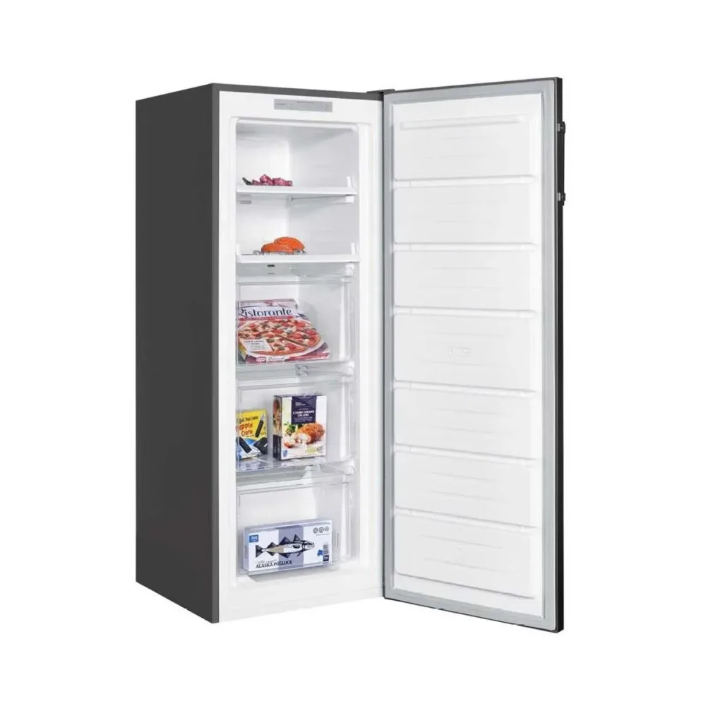 SPC H-GS3450 Edelstahl-Look Gefrierschrank – Gefrierschrank/Tiefkühler freistehend