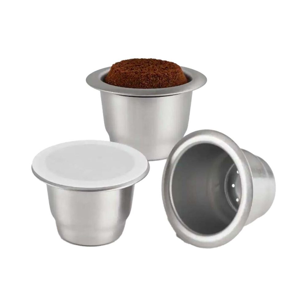CAPS ME Nespresso Pods 3 Stück Nespressokapseln – Diverses Kaffeemaschinen & Teemaschinen Zubehör – edelstahl
