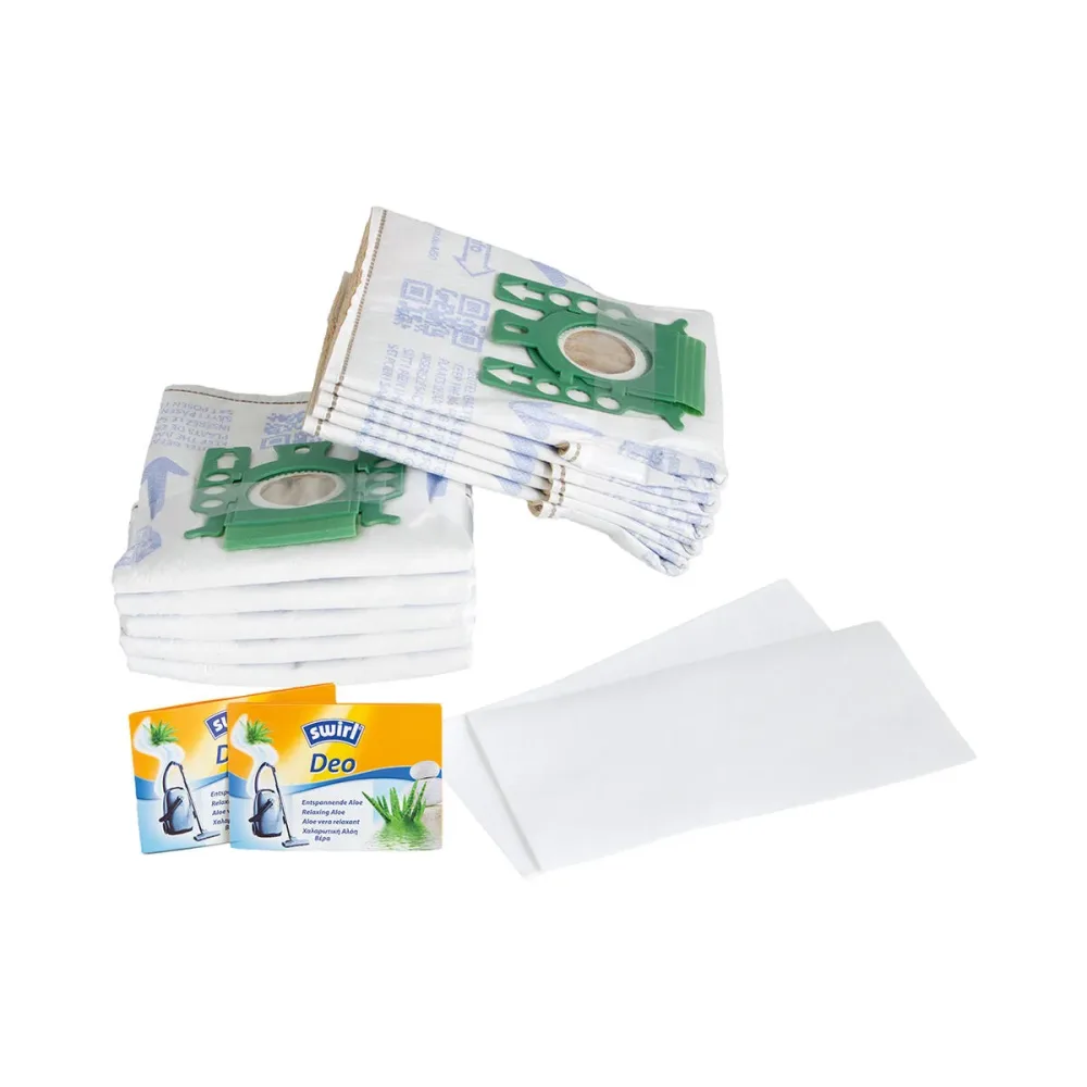 Swirl M 50 EcoPor Staubsaugerbeutel Kombi-Set mit Deo