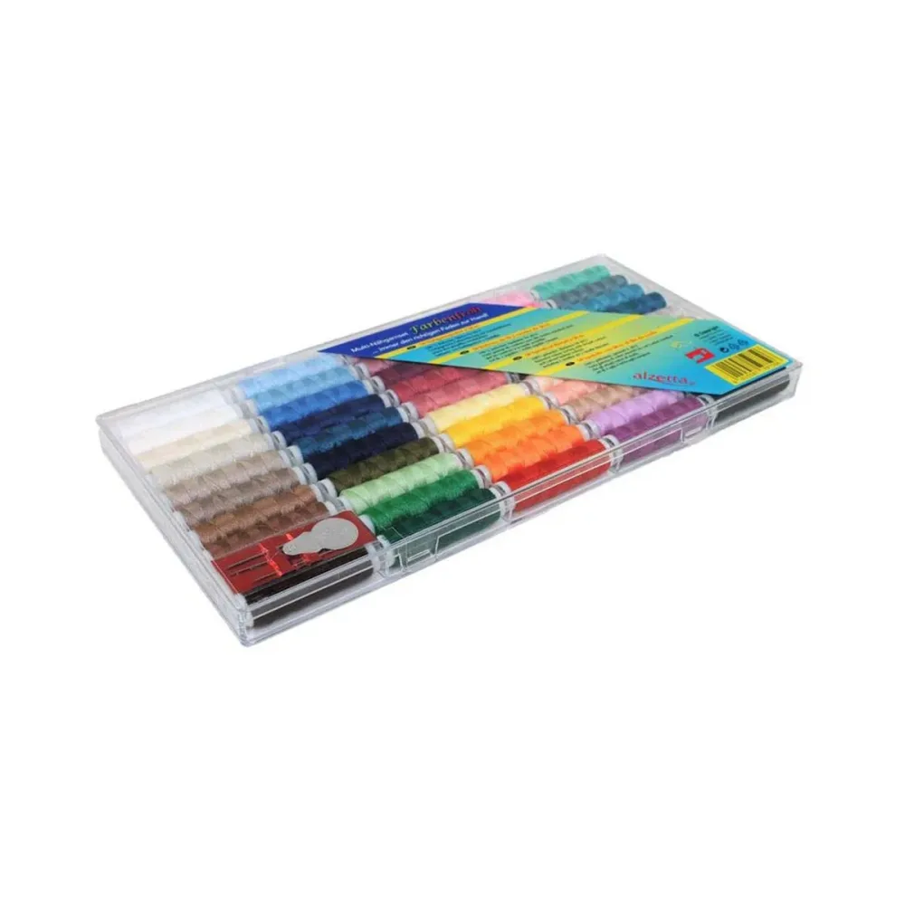 Alzetta Nähfaden-Set Farbenfroh 597-50 – Bügeln Zubehör/Nähen Zubehör