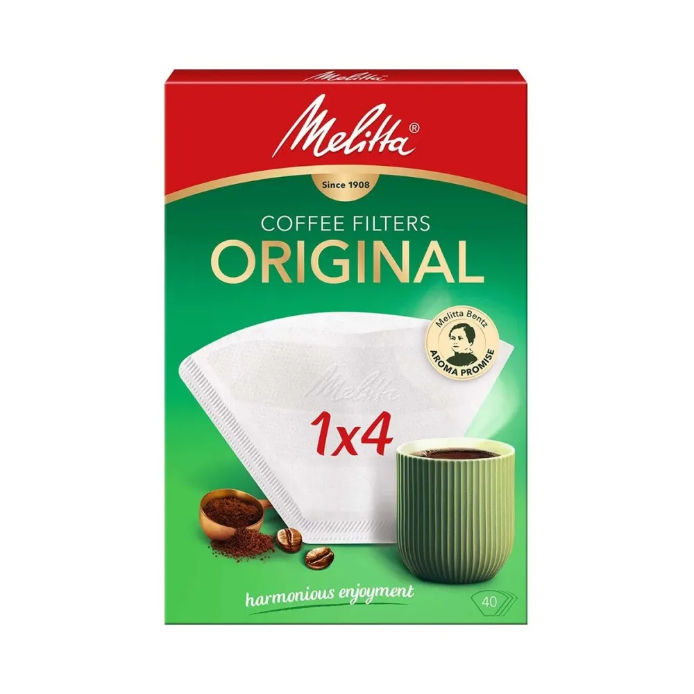 Melitta Filtertüten 1x4/40 Weiss