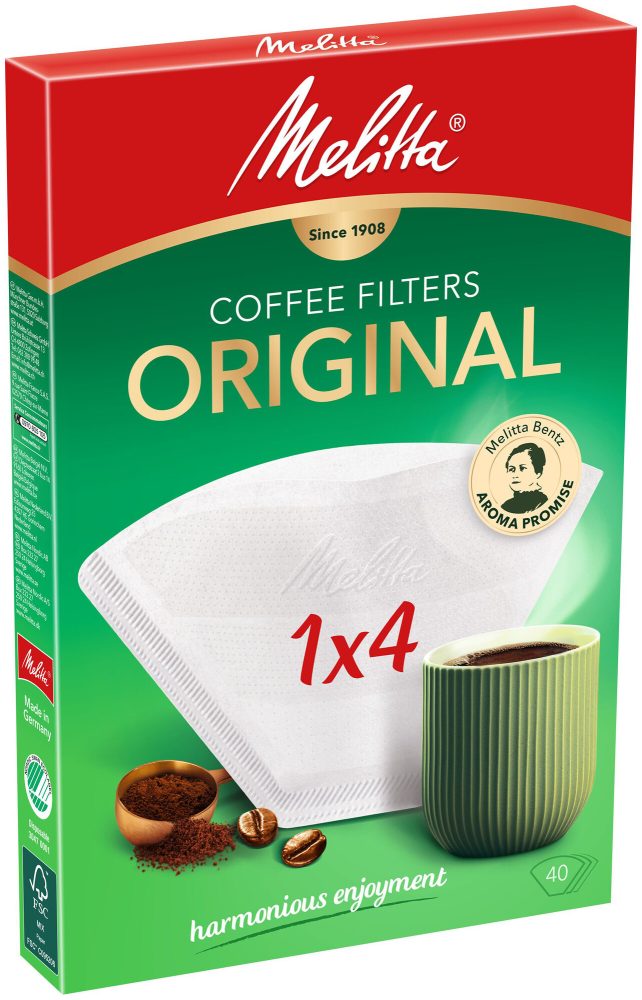 Melitta Filtertüten 1x4/40 Weiss