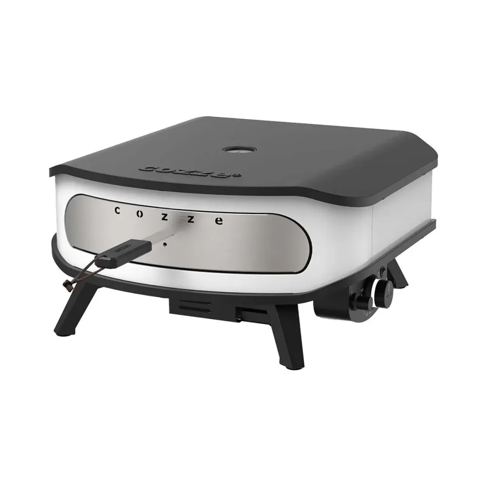 Cozze 90572 Gas-Pizzaofen 17 inch – Pizza Ofen – schwarz / weiss