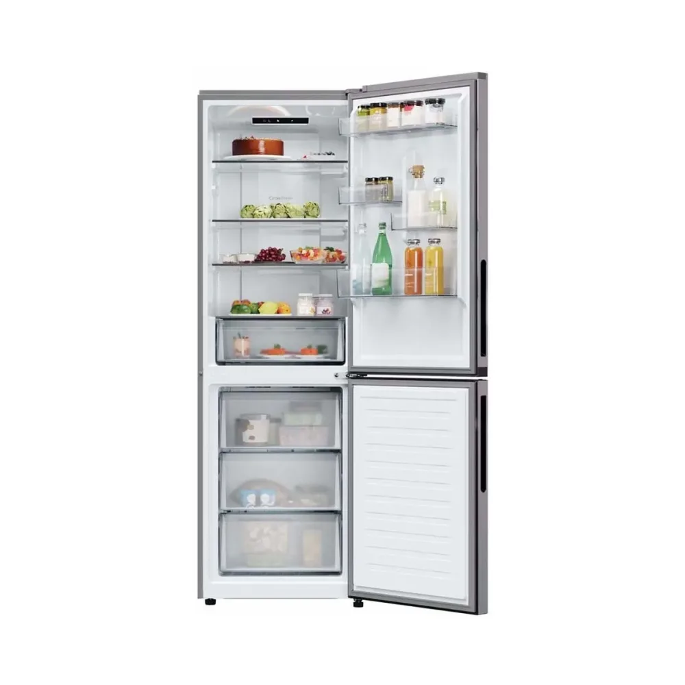 CANDY Kühl-Gefrierschrank-Kombi CNCQ2T618AX 355L No Frost