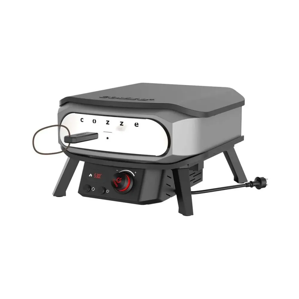 Cozze 90446 13 inch Pizzaofen PREMIUM ROTATE – Pizza Ofen – schwarz