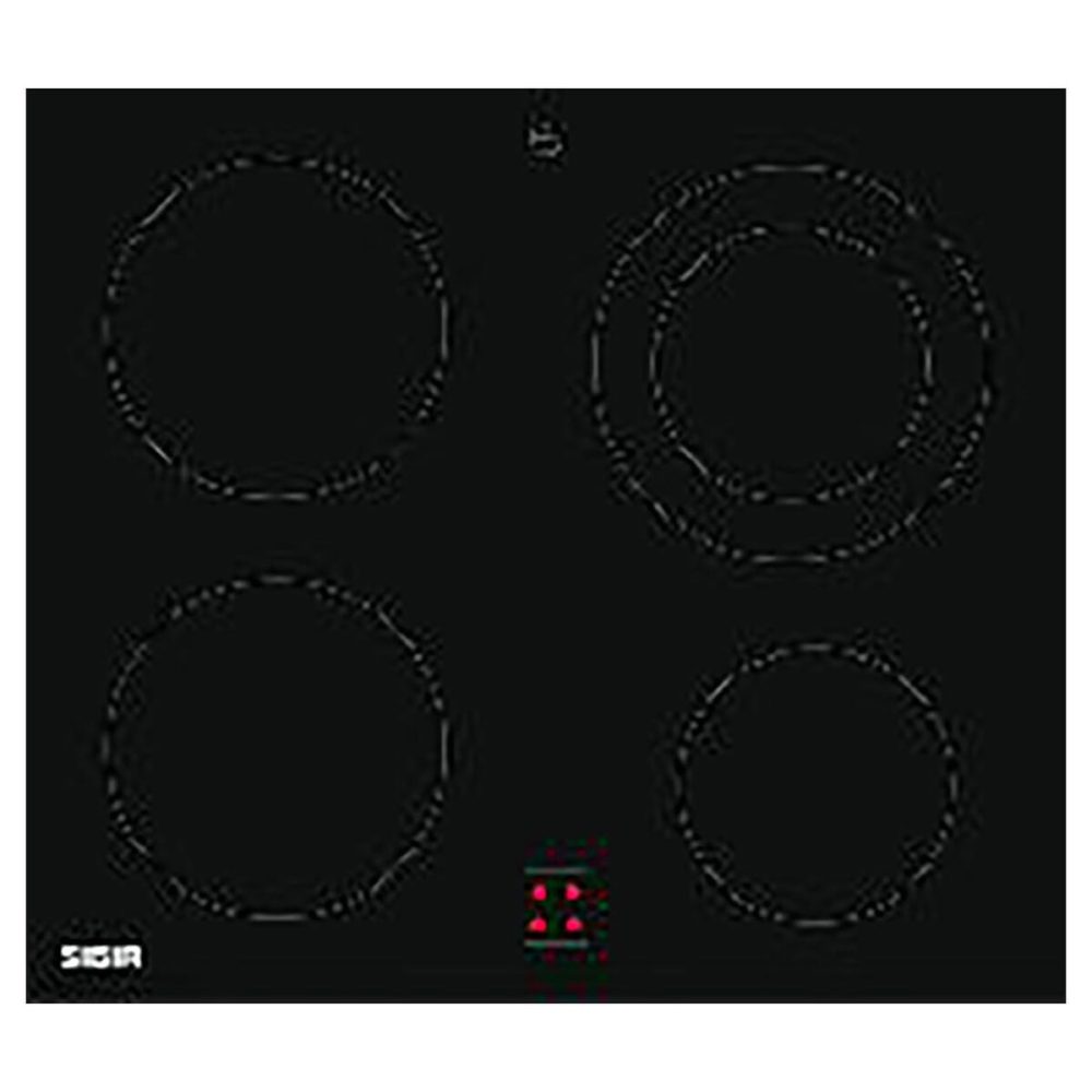 Sibir GK4240F BlackDesign Kochfeld – Glaskeramik Kochfeld herdgesteuert