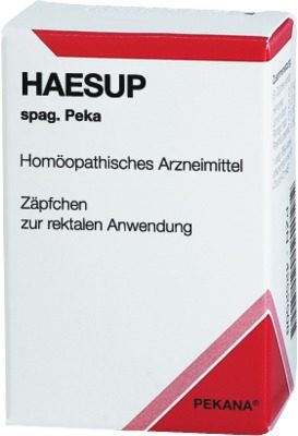 HAESUP spag.Peka Suppositorien 10 St Suppositorien