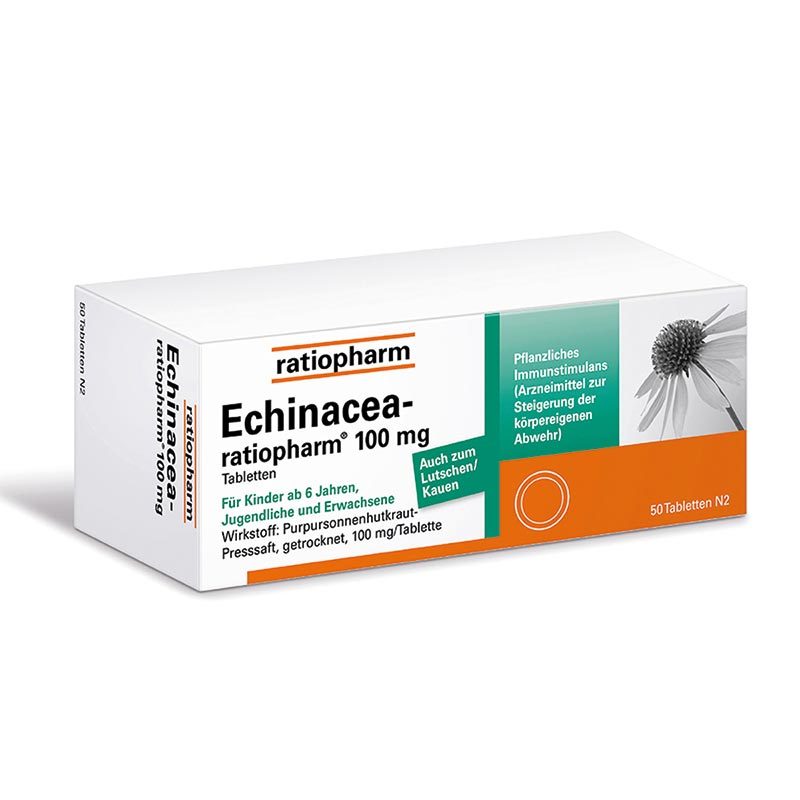 Echinacea-ratiopharm 100mg 50 St Tabletten