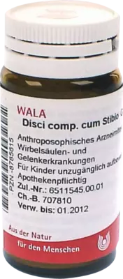Disci comp. cum Stibio Globuli 20 g Globuli