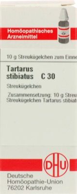 TARTARUS STIBIATUS C 30 Globuli 10 g Globuli