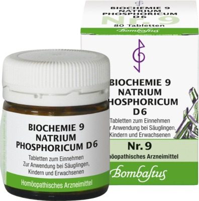 BIOCHEMIE 9 Natrium phosphoricum D 6 Tabletten 80 St Tabletten