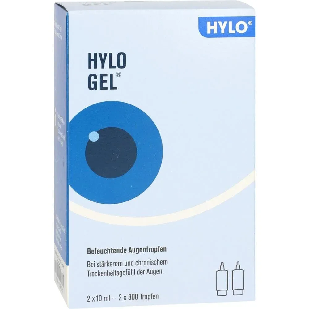 HYLO-GEL Augentropfen 2X10 ml Augentropfen