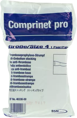 COMPRINET pro Strumpf oberschenk.lang Gr.4 weiß 2 St