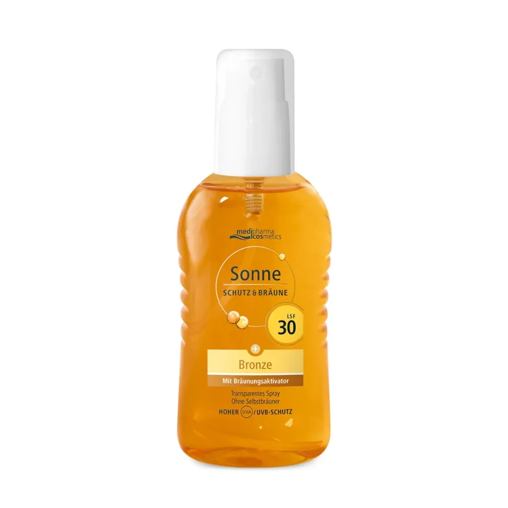 medipharma cosmetics Sonne SCHUTZ & BRÄUNE Bronze LSF 30 Spray 200 ml Spray