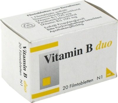 VITAMIN B Duo Filmtabletten 20 St Filmtabletten