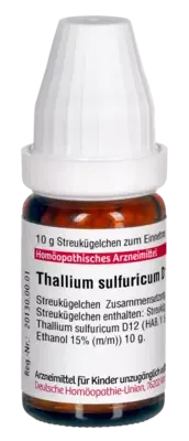 THALLIUM SULFURICUM D 12 Globuli 10 g Globuli