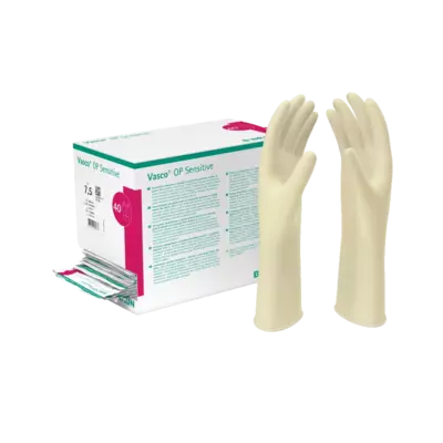 Vasco OP Sensitive Pf Steril Latex Gr. 6 2 St Handschuhe