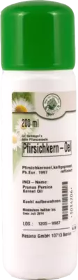 PFIRSICHKERNÖL echt 200 ml Öl