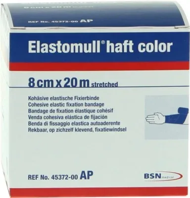 ELASTOMULL haft color 8 cmx20 m Fixierb.blau 1 St Binden