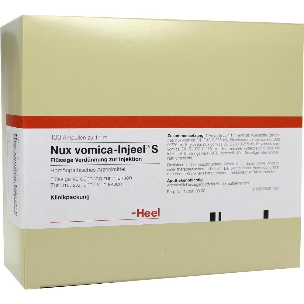 NUX VOMICA INJEEL S Ampullen 100 St Ampullen