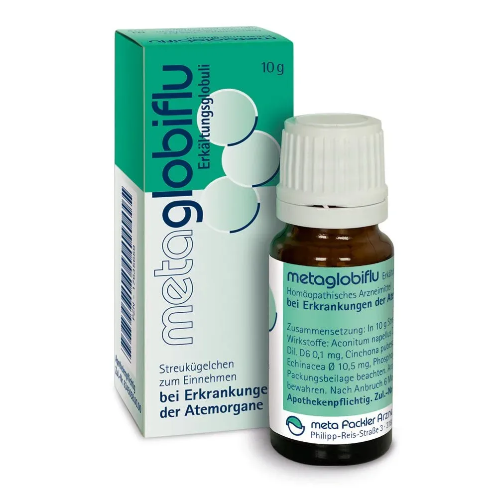 metaglobiflu Erkältungsglobuli 10 g Globuli