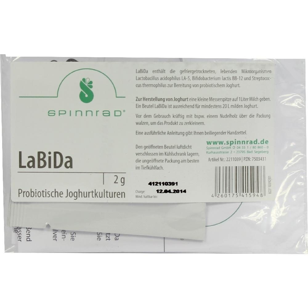 LaBiDa probiotische Joghurtkulturen 2 g Beutel